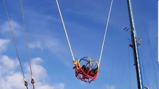 SLINGSHOT RIDE,CONEY ISLAND,LUNA PARK, NYC 🇺🇸 #usa #coneyisland #lunapark #newyork #slingshot