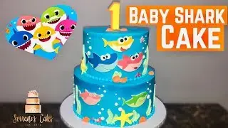 Baby Shark Cake | Using Edible Image