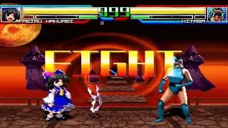 NICK54222 MUGEN: Reimu Hakurei (me) VS Kitana (Kazmer13)