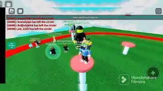 Roblox pero si me salgo del c&iacute;rculo rojo muero😵😵😵😵😵