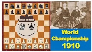 Emanuel Lasker vs David Janowski || Round 11 - Berlin, World Championship 1910 @chessbuddies