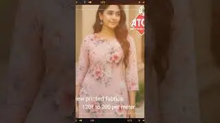 Atoz matching center #newfashion2025 #ladiesfashionfabric#floralfabric #printedfabric#indianfashon