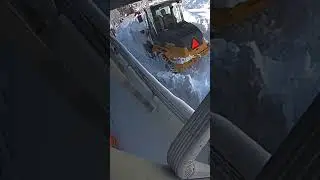 Working at the cabin Snow removal -John Deere Tractor after major blizzard.  #bigbearlake #cabin