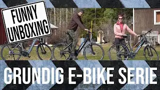 Grundig E-Bike GCB-1 + ETB2800 + ECB2800 - Anlieferung, Vorstellung & abenteuerliche Testfahrt