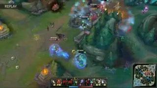 IMT vs NV Teamfight Bush Check, INSANE Karma Flash R Q DAMAGE!