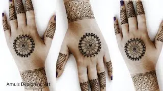 New Simple Back Hand Mehndi Design | Gol tikki Mehndi Design | Mehndi Designs | Mehandi