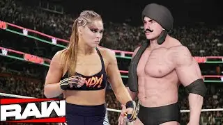 Dara Singh vs Ronda Rousey No Holds Barred Match