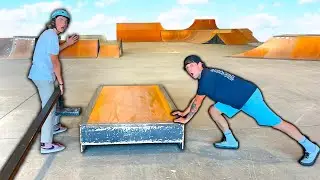Moving EVERY Ramp in the SKATEPARK!