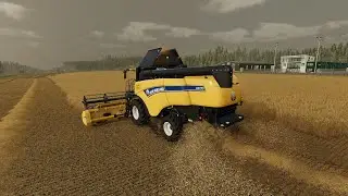 FS 22 * Silverrun 4 (Forestry and Arable) * December Wheat Harvest, Straw Swath