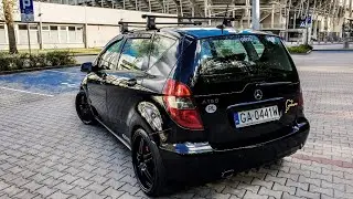 Mercedes A class W169 modded exhaust sound/walk around/