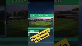Real Cricket 20 Multiplayer New Stadium 🎉 | Edgbaston Stadium | RC20 | #shorts