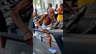Grandpa Want to GROW Muscles #GymChallenge #comedy #GymLife #youtuneshorts