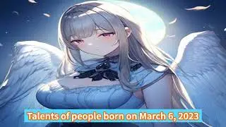 Talents of people born on March 6, 2023