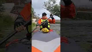 Gliding around with the Itiwit X500 Strenfit inflatable kayak from Decathlon
