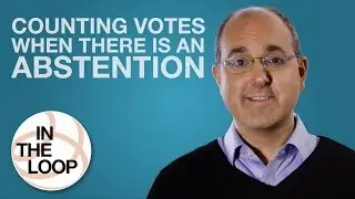 How do you count votes when there is an abstention?