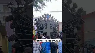 DJ POWER ZONE | NEW LOOK UNIQUE LIGHT MATA VISARJAN |MANDLA MP #dj #trending #powerzone #viralvideo