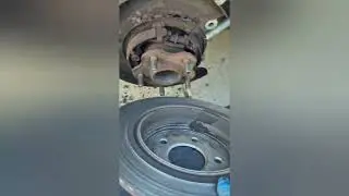 2009 nissan altima cambio de balatas traseras y disco trasero (rear brake pads and rear brake rotor)