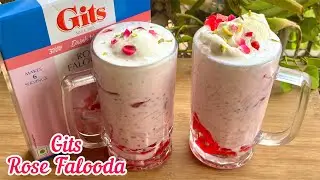 Gits Rose Falooda Mix Recipe | Gits Falooda Mix Recipe | Gits Falooda Recipe | Gits Falooda Mix |