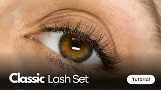 .12 Classic Lash Application from start to finish