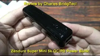 Zendure 5k Super Mini Power Bank Review! (QC/PD 20W Outputs, Super Mini Size, Big Performance!)