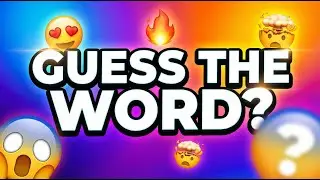 Guess the Word by Emoji 😍🔥 | Emoji Quiz Challenge