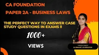 CA FOUNDATION EXAM TIPS LAW