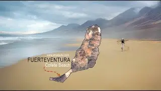 Cofete Beach - Fuerteventura - Canary Islands -  4K AERIAL DRONE + GOPRO + CANON 5D