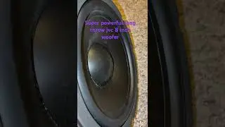 Jvc 8 inch woofer #audio