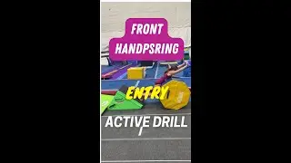 🤸 Gymnastics Coaches NEED to Know!! Front Handspring Vault Drill!!