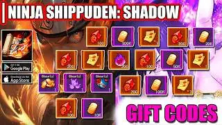 Ninja Shippuden: Shadow & All 7 Giftcodes - How to Redeem Code | Ninja Shippuden Shadow 7 Codes