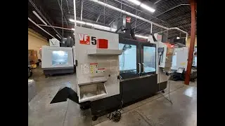 2022 Haas VF-5 CNC Vertical Machining Center w/ 30K RPM Spindle, Side Mount Tool Changer and More!