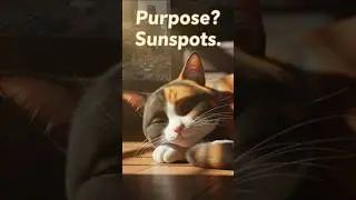 Cat Philosophy: Sunspots Over Stress | Catlines | Cat's POV #funnypets #cat #funnyanimals #catshorts