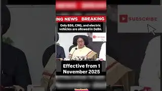 Bad News ! Petrol Vehicles Ban in Delhi From 1 Nov 2025😭