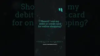 Shop online with a credit card 💳 It offers better fraud protection than a debit card.
