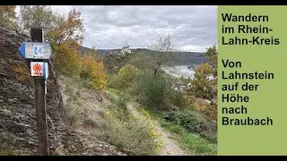 Mittelrhein &ndash; Von Lahnstein auf der H&ouml;he nach Braubach am Rhein