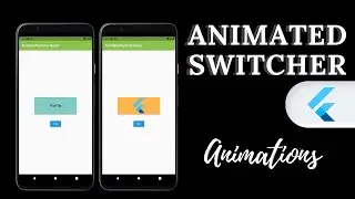 Create Flip Animation at Button Pressed | AnimatedSwitcher | Flutter Animations | Flutter Tutorials