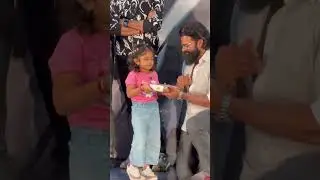 Little cutie sweetly wishes Sai dharam tej on his birthday