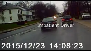 Impatient Driver meets Karma in Manassas Virginia