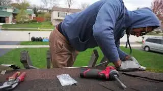 Gutter Cap Stone Coat Install.