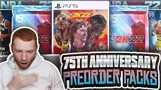 75th ANNIVERSARY *PRE ORDER* Pack OPENING! Was it WORTH IT!? (NBA 2K22 MyTeam)