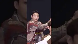 jungkook imitating @kabhy00....he is so cute 😍