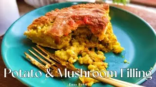 Sambouseh Pie with Spicy Potato & Mushroom | My Mom&rsquo;s Recipe + Bach Cello Suite No.1