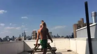 AcroYoga. Acropeutics aka Thai Fly.