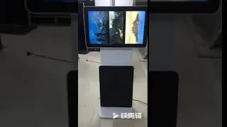 Yashi Group 32 Inch Rotating Floor Standing Kiosk Lcd Touch Kiosk Digital Signage Totem