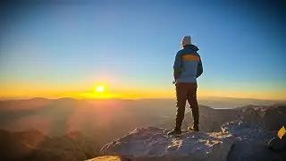 Sunrise on Mount Whitney Via Cottonwood Pass!