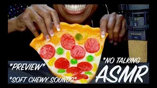 GIANT GUMMY PIZZA SLICE (ASMR) *PREVIEW*