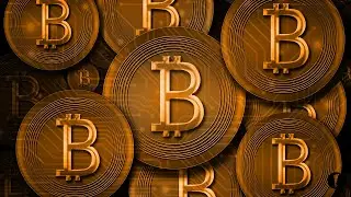 Bitcoin Background 3d Computer Generated Design