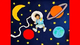 | Baby Photoshoot Ideas at Home | Space Theme | Astronaut Theme | Stars & Moon Theme | Chandrayan