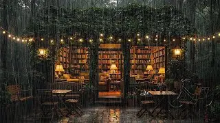 Cozy Rainy Night by Warm Lights | Gentle Ambience to Unwind and Sleep Deeply