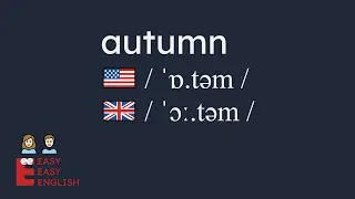 How to pronounce autumn? US English UK English IPA Audio Waveform 👩👨 How to say autumn correctly?